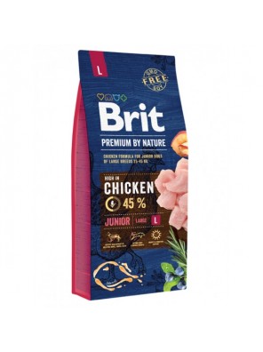 BRIT PREMIUM by Nature - Junior L (sac abîmé) 15 kg