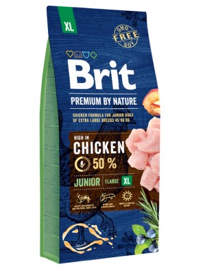 BRIT PREMIUM by Nature - Junior XL (sac abîmé) 15 kg