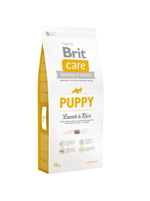 BRIT CARE Puppy, Lamb & Rice (sac abîmé) 12 kg