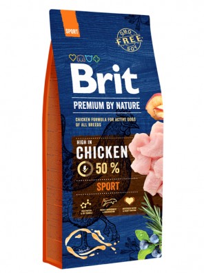 BRIT PREMIUM by Nature - Sport (sac abîmé) 15 kg