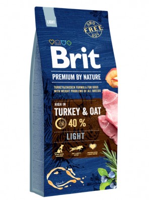 BRIT PREMIUM by Nature - Light (sac abîmé) 15kg