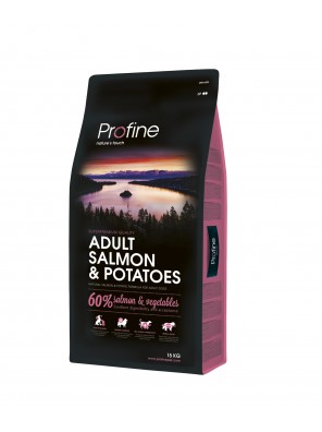 PROFINE DOG Adult - Salmon & Potatoes (sac abîmé) 15 kg