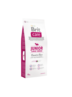 BRIT CARE Junior Large, Lamb & Rice (sac abîmé) 12 kg 