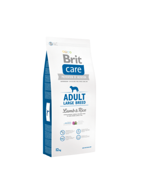 BRIT CARE Adult Large, Lamb & Rice (sac abîmé) 12 kg 