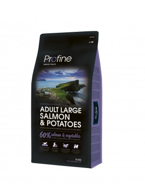 PROFINE DOG Adult Large - Salmon & Potatoes (sac abîmé) 15kg 